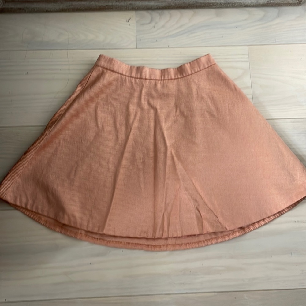 Club Monaco pink ribbed skater skirt 💓